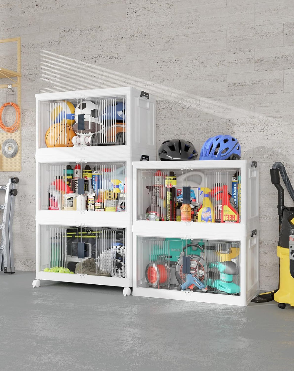 OlarHike 97QT Stackable Storage Bins (5 Pack)