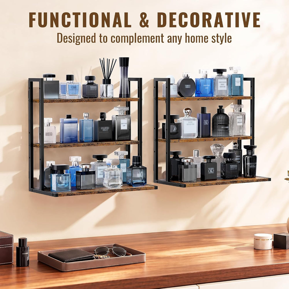 Emfogo Cologne Organizer for Men, Perfume Organizer Wall Mount & Desktop,...