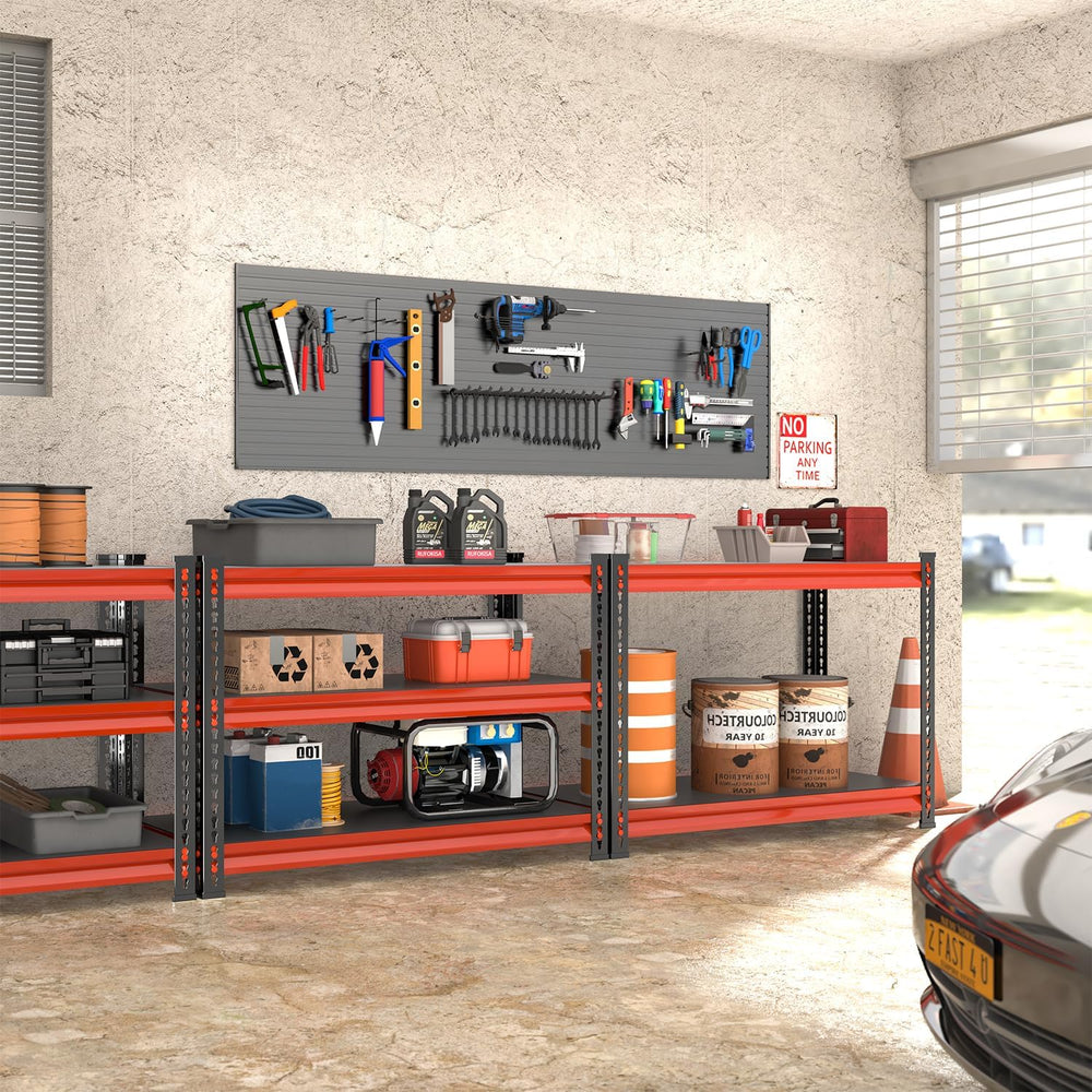 3-Tier Garage Shelving Heavy Duty, 40" W Metal Shelving Unit for Garage,...
