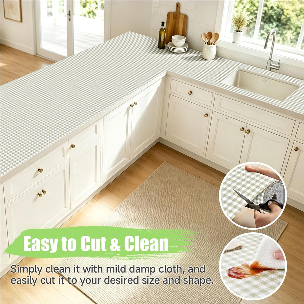 Songrey Non-Adhesive Shelf Liner & Cabinet Liner, 20" x 360"