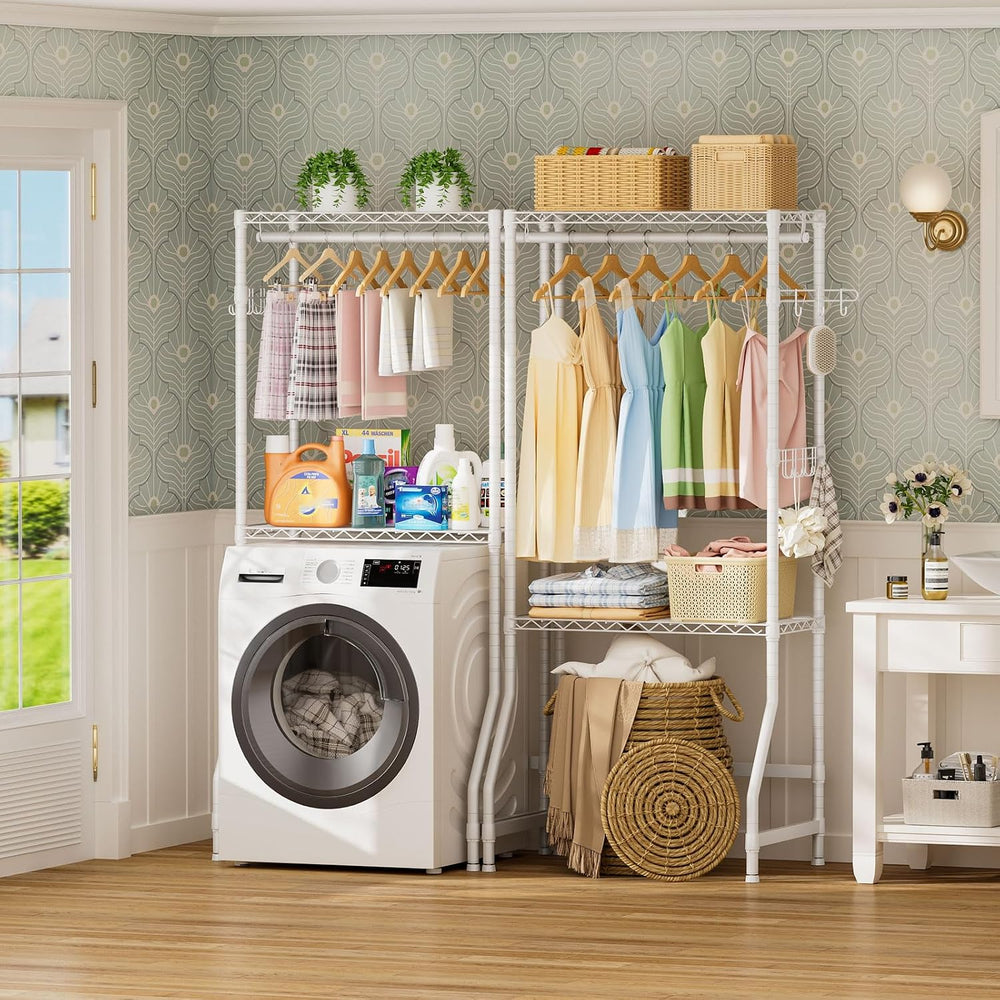 Golpart Laundry Organizer Shelves Over the Washer and Dryer Storage Shelf