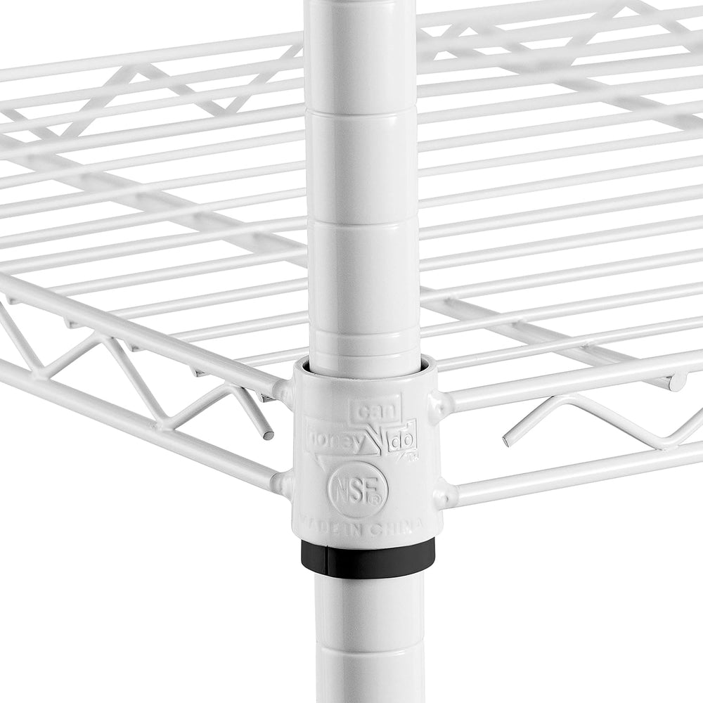 Honey-Can-Do 5-Tier Heavy Duty Adjustable Shelving Unit, 250-lb Per Shelf NSF...