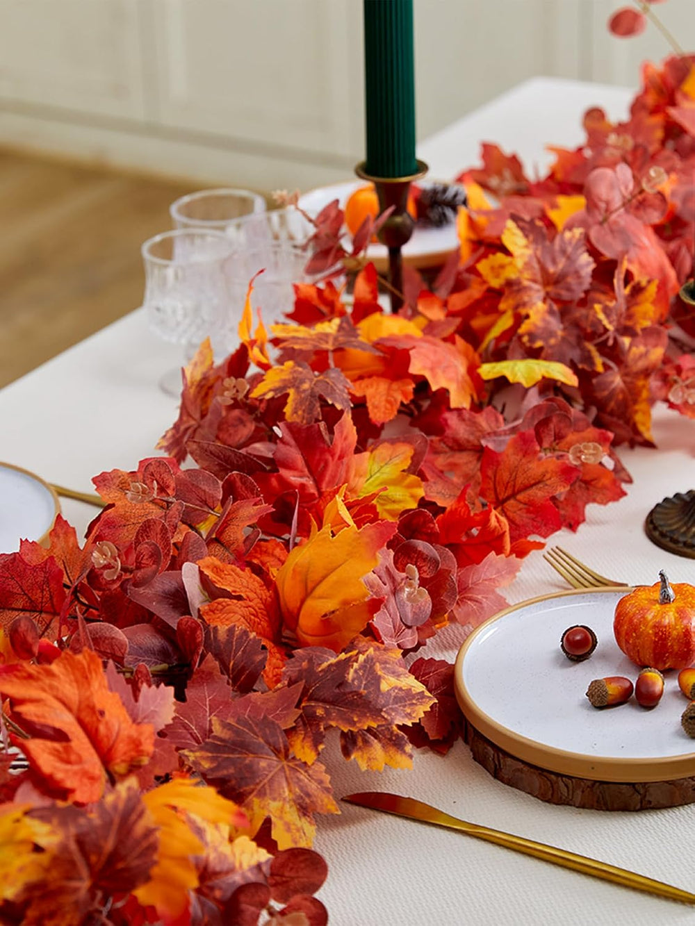 Thanksgiving Decorations - Fall Decor - Fall Garland - 9FT Autumn Maples for ...