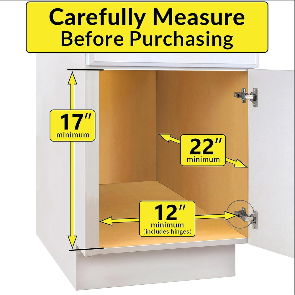 LYNK PROFESSIONAL® Pull Out Cabinet Organizer, 2-Tier Slide Out Drawer