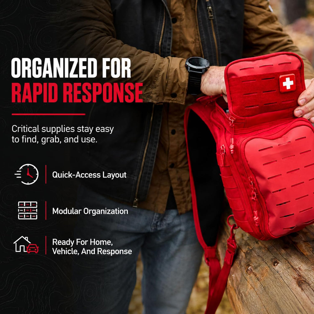 My Medic Recon PRO - HSA FSA First Aid Kit - 250+ First Aid and Survival Esse...