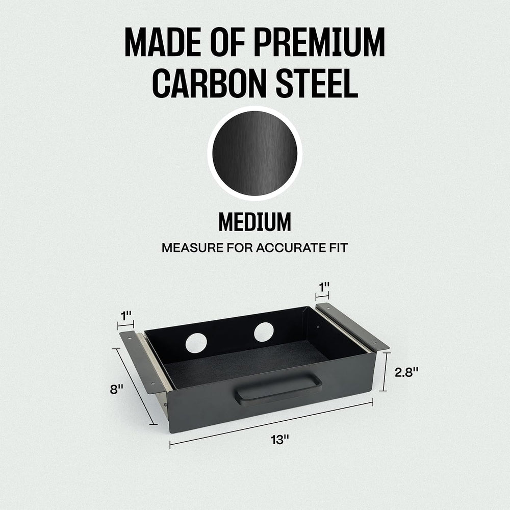 Under Desk Drawer Slide Out Attachment - Carbon Steel Undermount Table Drawer...