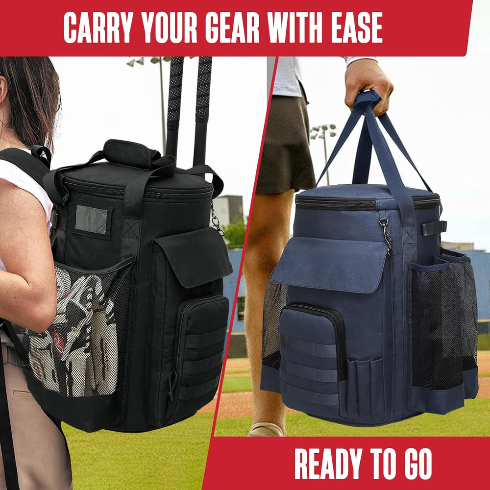 Baseball Bucket Bag, Softball Coaches Bags Fit 6 Gallon Bucket