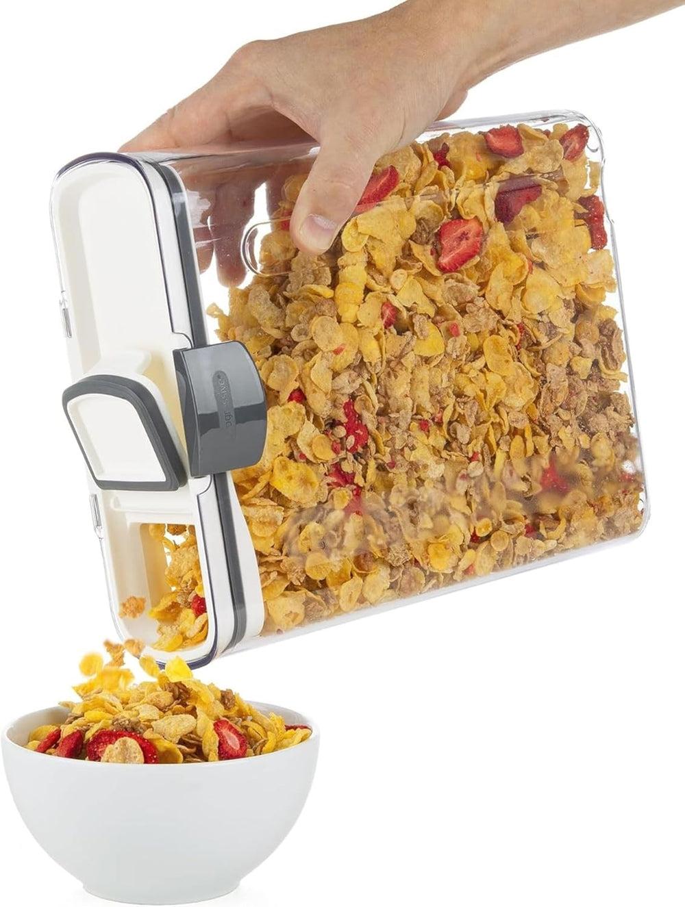 ProKeeper+ Airtight Food Storage Container Set – Clear Plastic Flour and Suga...