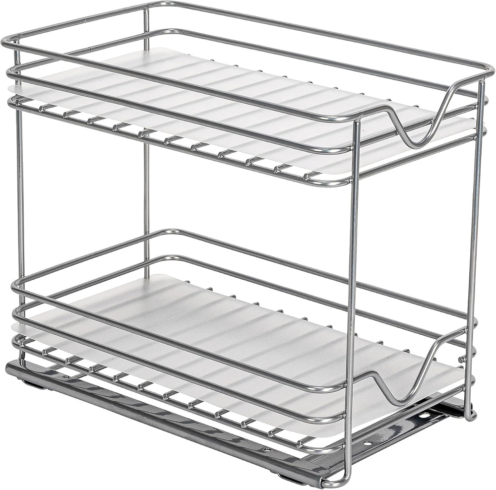 Household Essentials Glidez Paint-Finished Steel Pull-Out/Slide-Out Storage O...