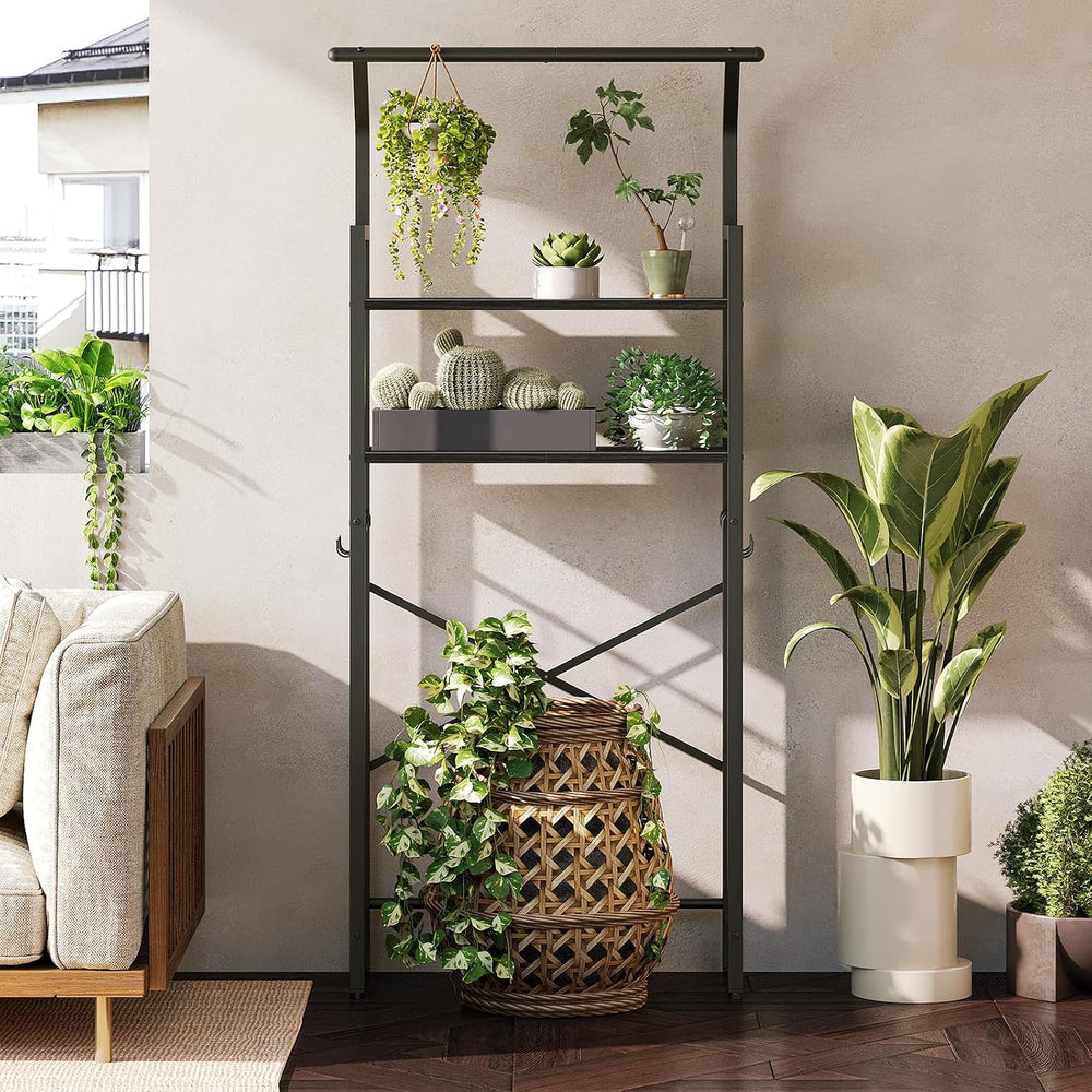 2-Tier Over The Toilet Storage, Multifunctional Vertical Over Toilet Bathroom...