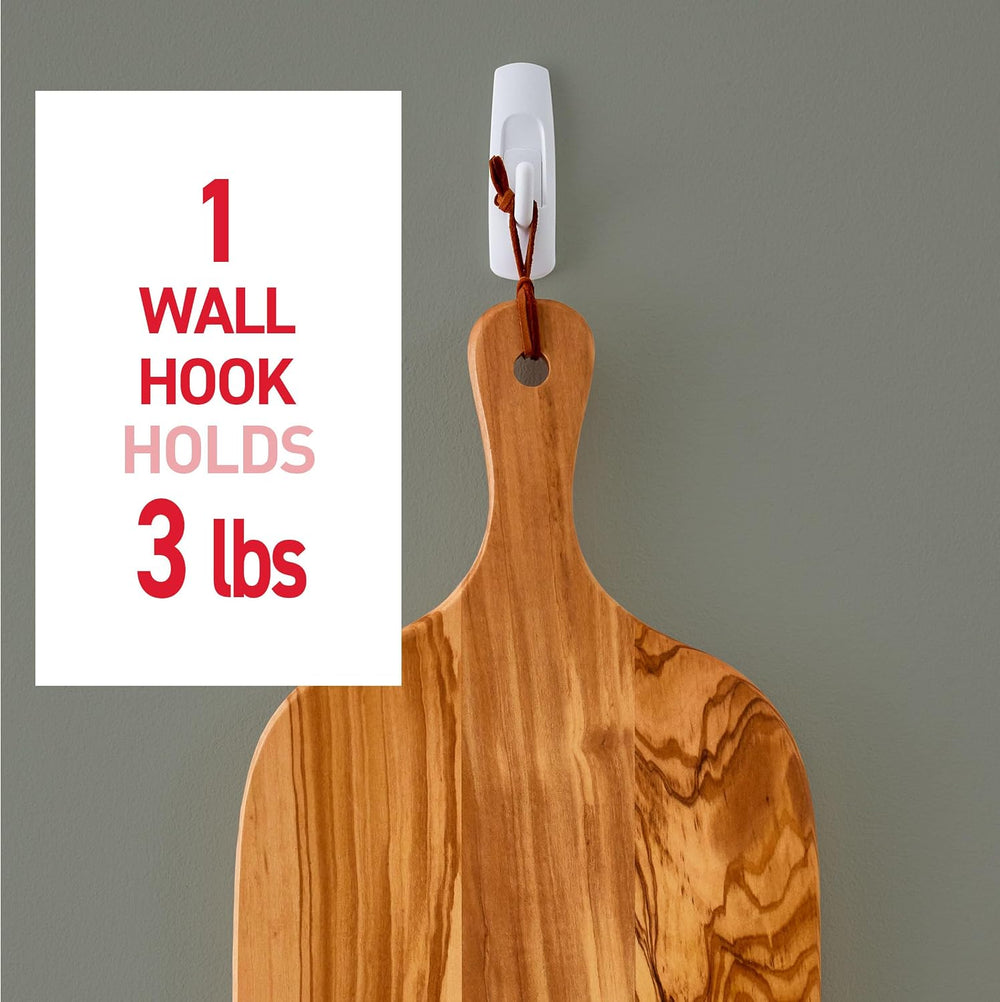 Command Medium White Hooks, 37 Hooks, 48 Strips