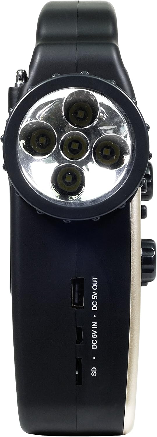 Kaito KA340 Solar Dynamo Hand Crank Rechargeable LED Camping Lantern for Emer...