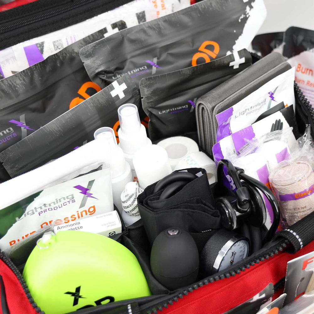 Lightning X Extra Large Medic First Responder EMT Trauma Bag Stocked w/Fill K...