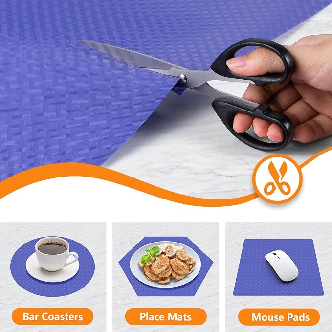 Shelf Liners for Kitchen Cabinets Refrigerator Liners Waterproof Kitchen