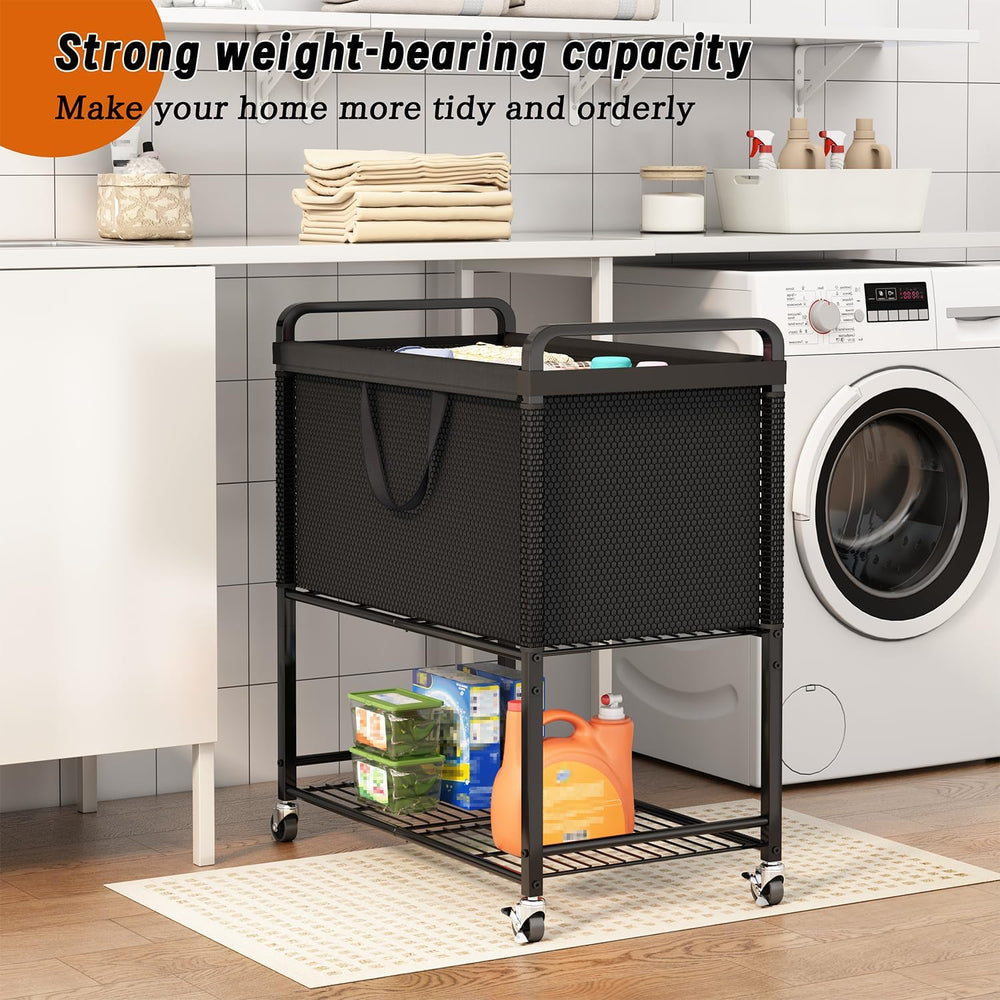 Laundry Hamper cart with wheels: