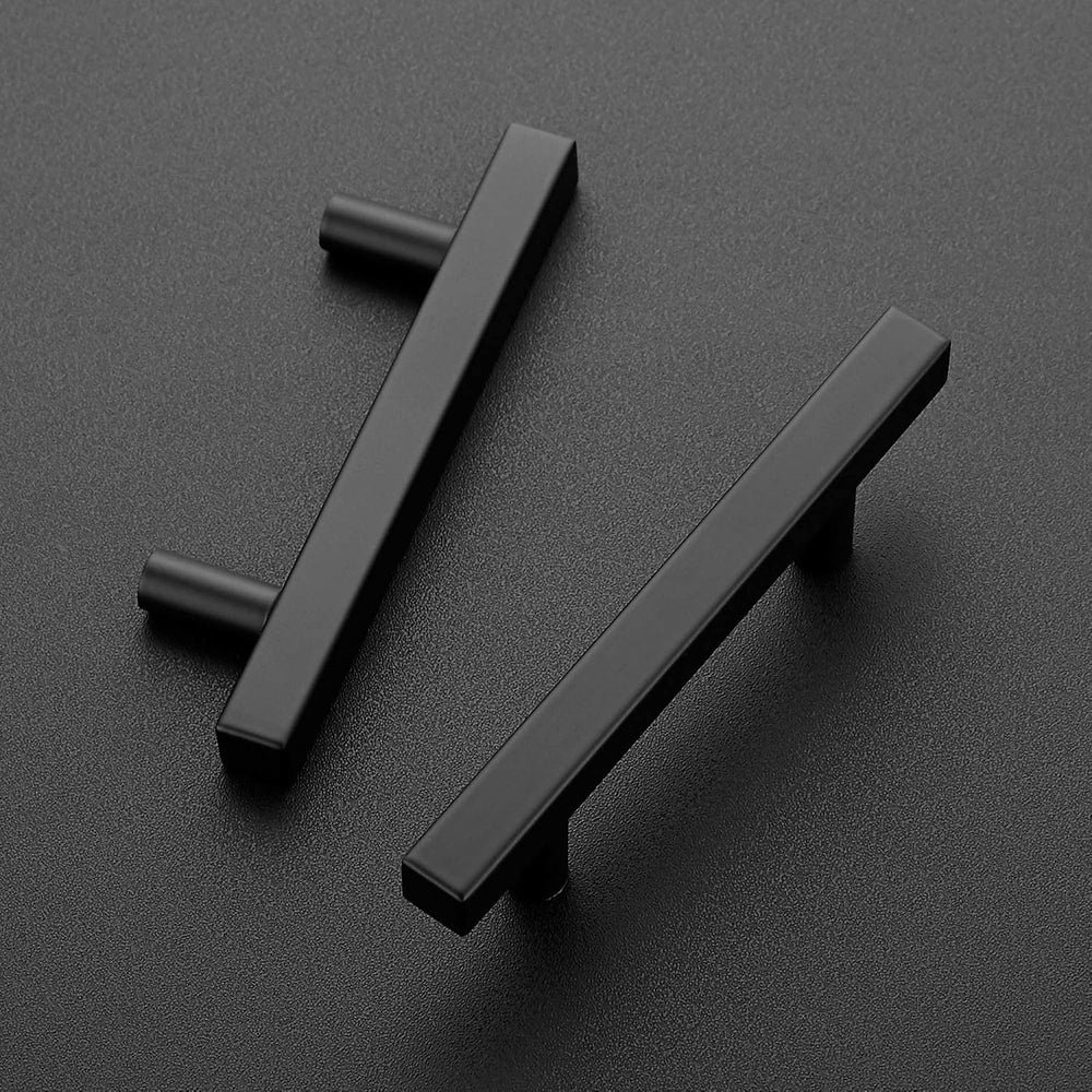 Ravinte 25 Pack Matte Black Cabinet Pulls, 3 in Kitchen Pulls for Cabinet