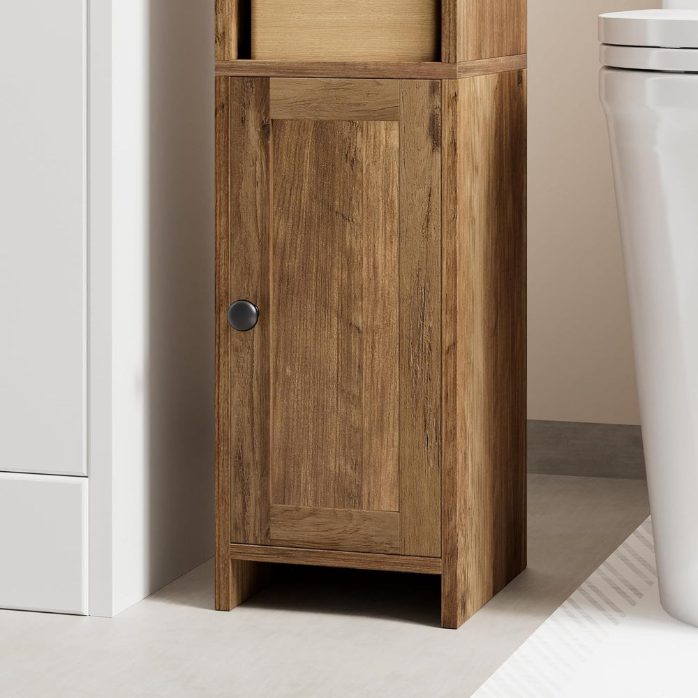 Small Bathroom Storage Cabinet, Narrow Toilet Paper Cabinet