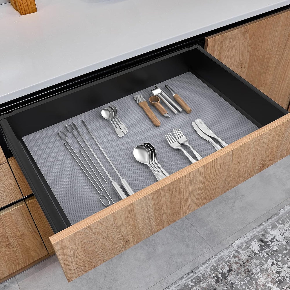 Shelf Liners for Kitchen Cabinets, Drawer Mats Non Adhensive 11.8"× 393....