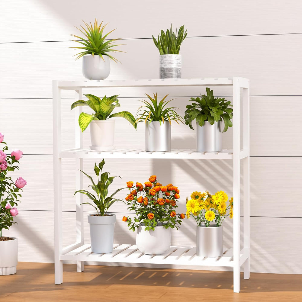 VASMIA Bamboo Bathroom Shelf,3-Tier Storage Shelf,Multipurpose Storage Displa...