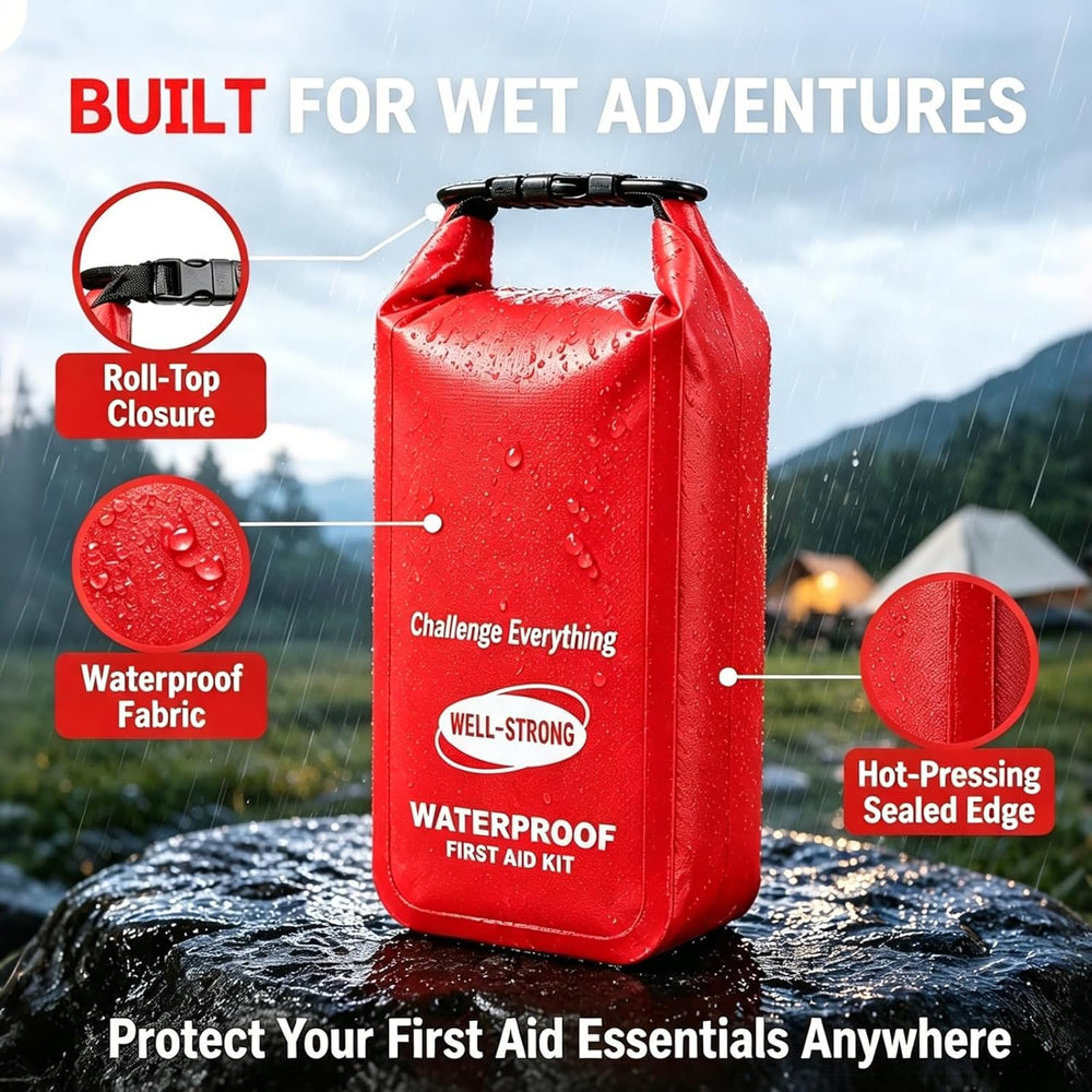 Waterproof First Aid Kit Roll Top Boat Emergency Kit with Waterproof Contents...