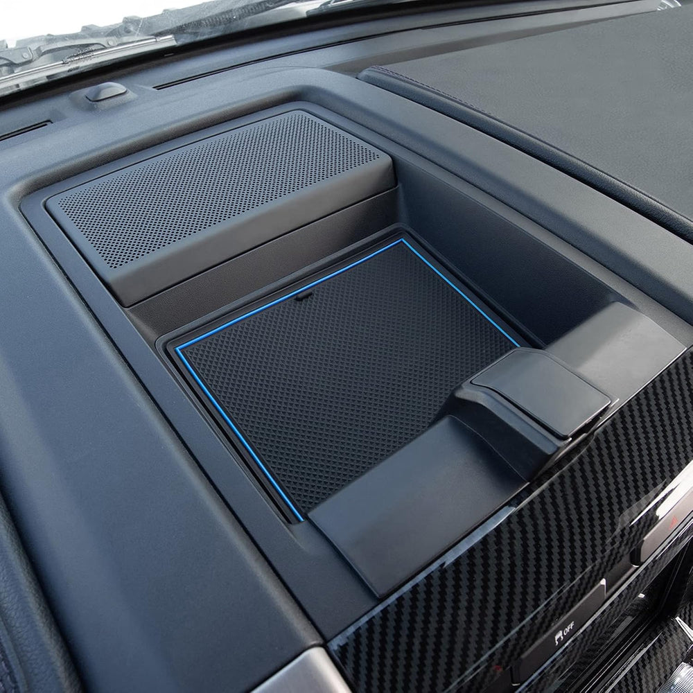 Cup Holder Door Pocket Inserts for Ford F150 2015-2020 Blue