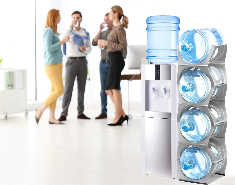 Stackable Water Bottle Storage Rack Best Water Jugs 5 Gallon Organizer. Jug H...