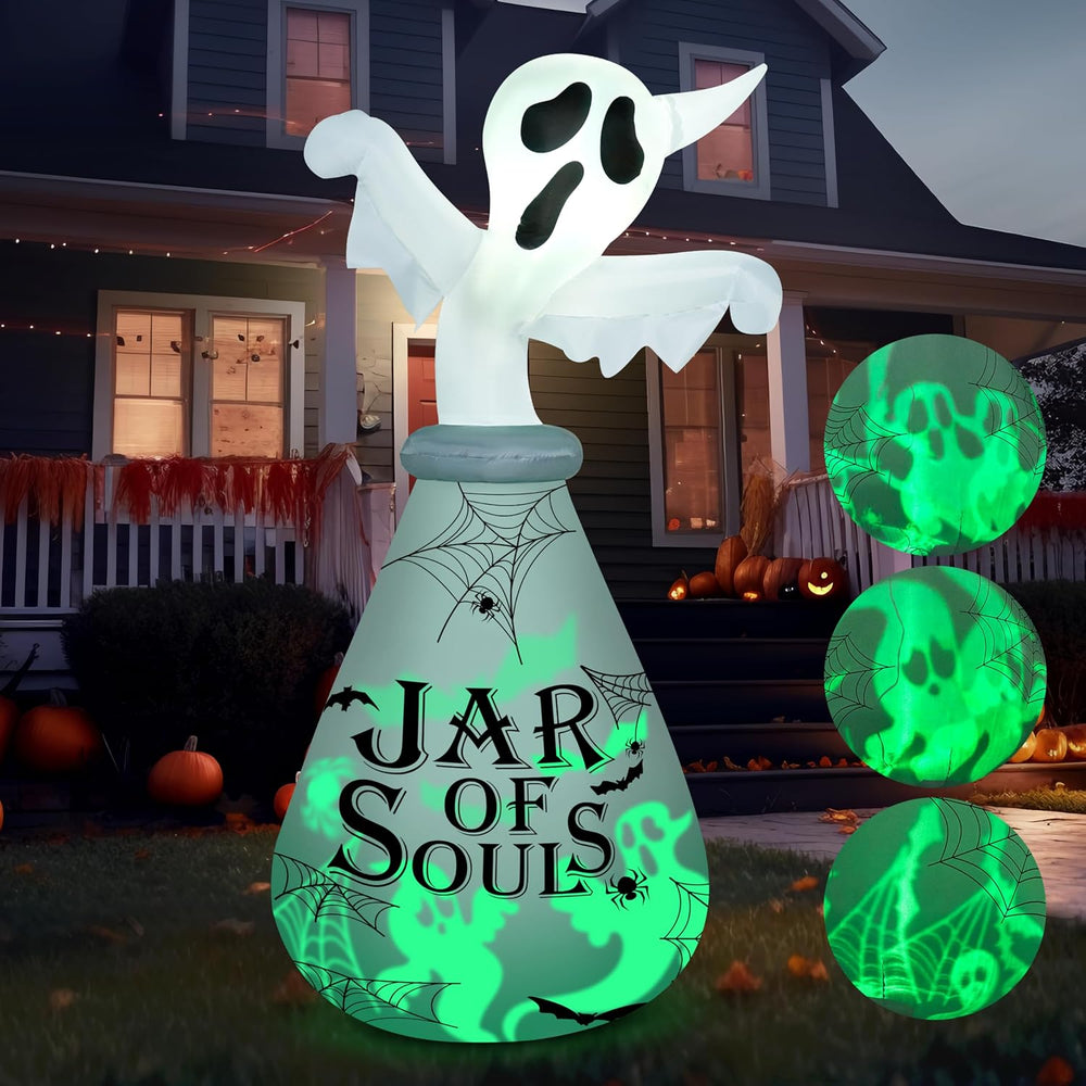 Joiedomi 6 FT Halloween Inflatable Outdoor Decoration, Ghost Inflatable Hallo...