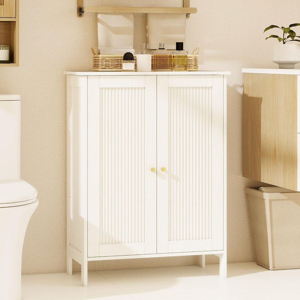 Bathroom Storage Cabinet with Doors, Freestanding Storage Cabinet