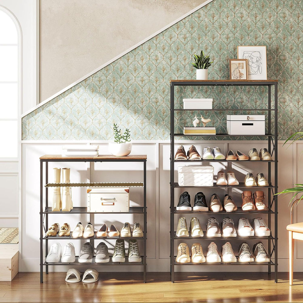 YATINEY 8 Tier Shoe Rack, Shoe Storage Organizer, Large Capacity Shoe Shelf H...