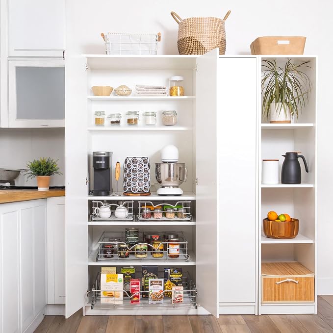HOLDN’ STORAGE Heavy-Duty Premium Collection Pull Out Cabinet Organizer