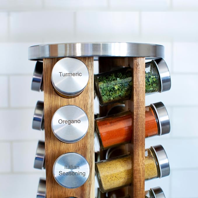Orii 20 Jar Spice Rack with Spices Included