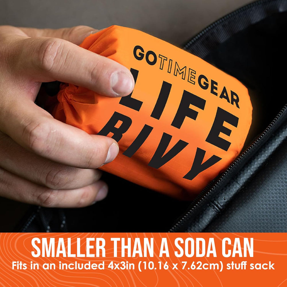 Go Time Gear Life Bivy Emergency Survival Sleeping Bag Thermal Bivy - Use as ...