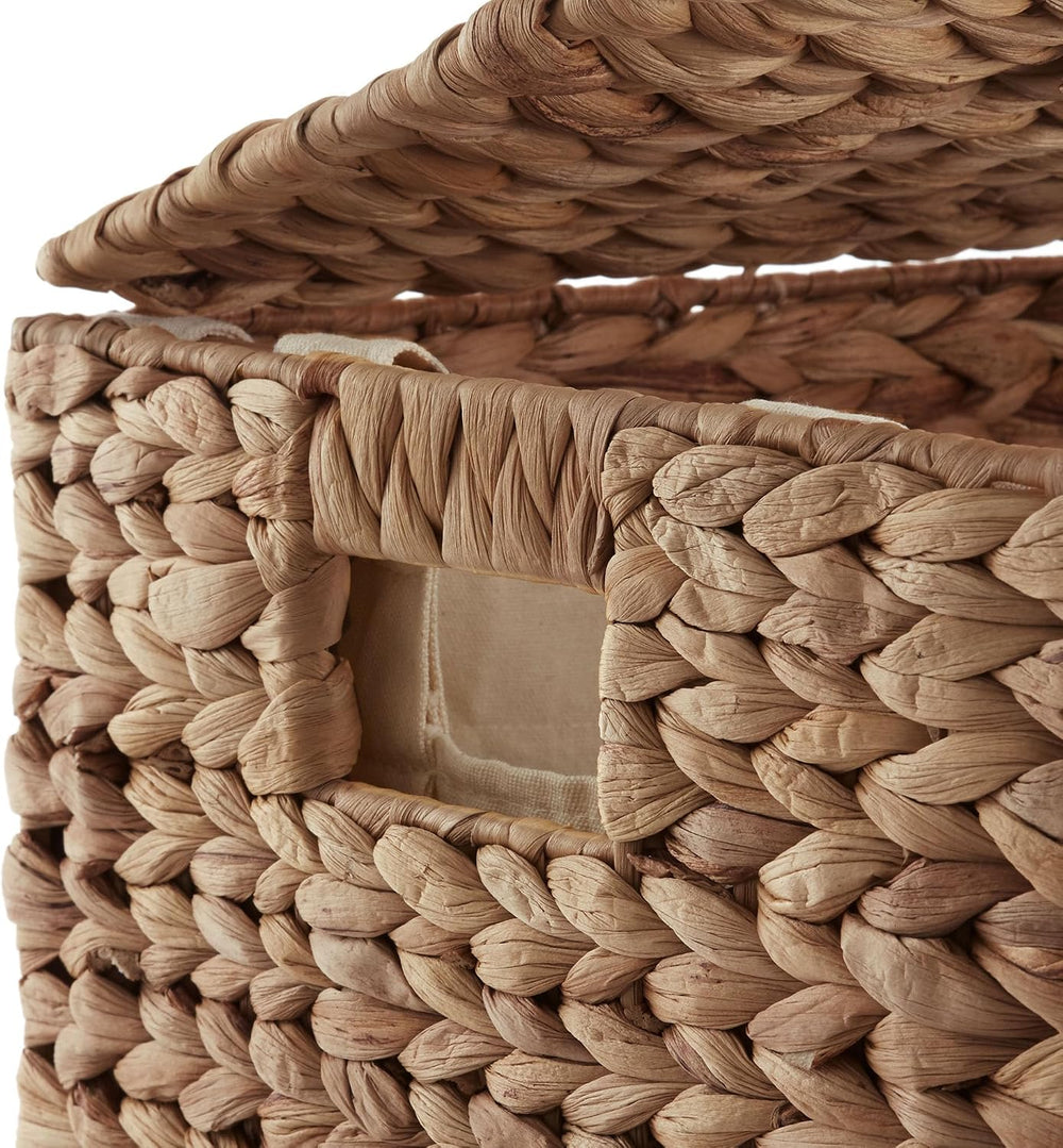 Casafield Large Laundry Hamper with Lid and Removable Liner Bag - Cinnamon, W...
