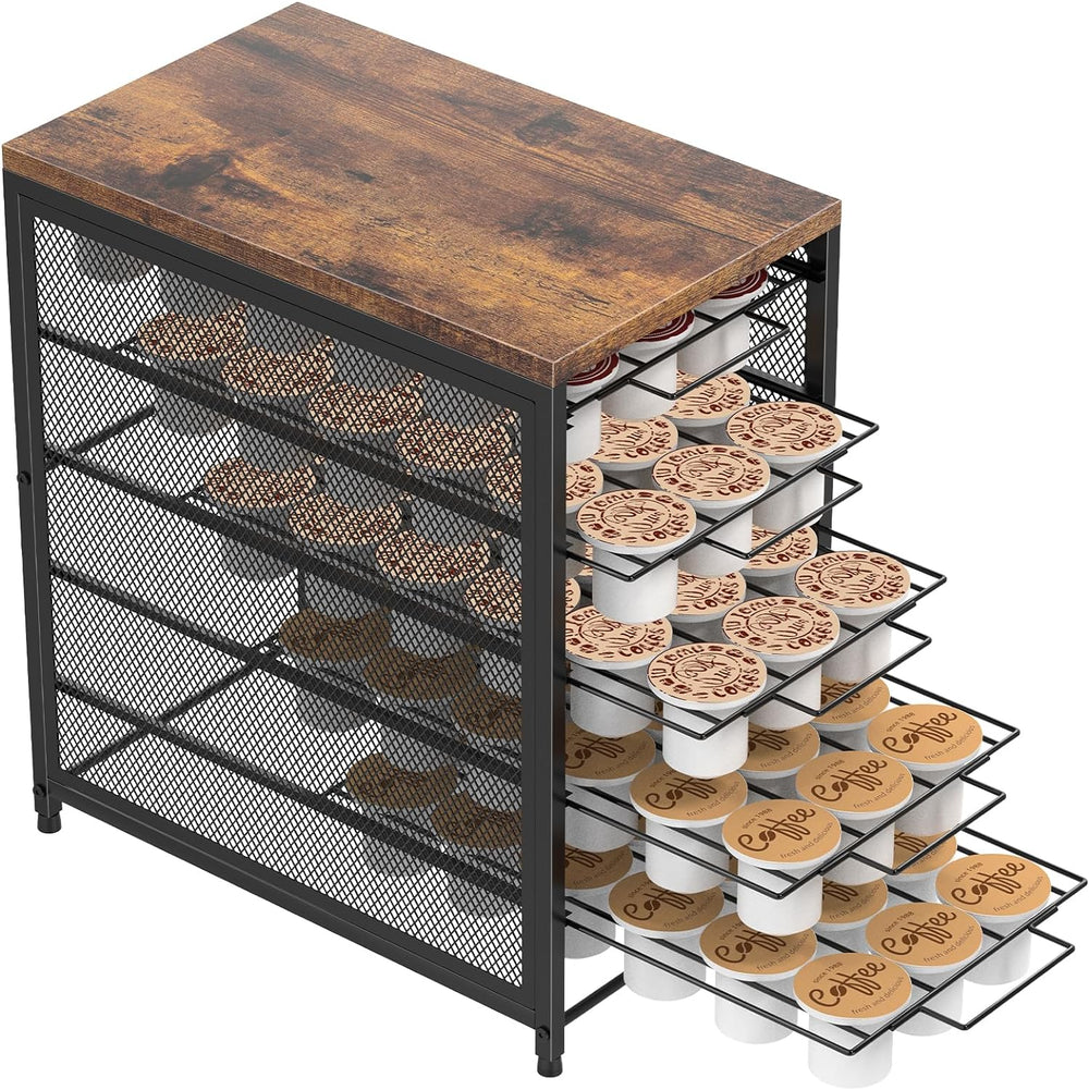 Coffee Pod Holder for Counter, 5 Tier Coffee Pod Drawer for K Cpus