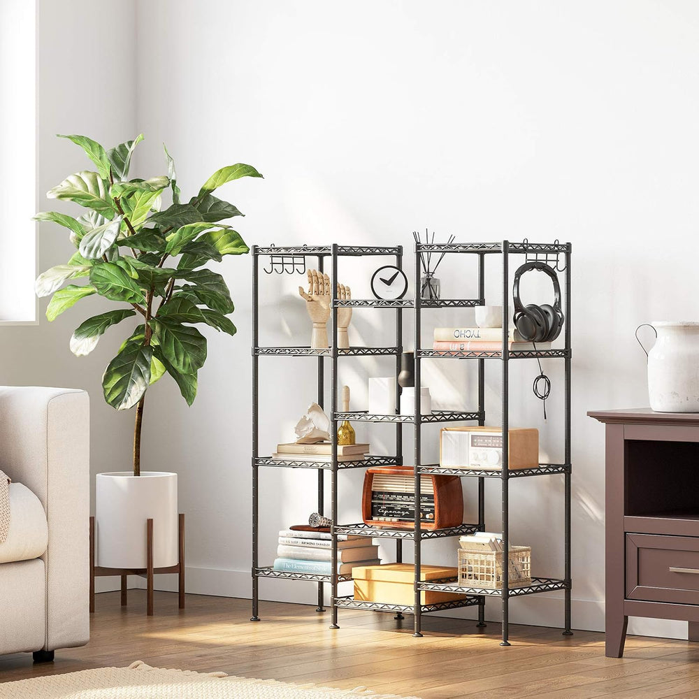 SONGMICS 4-Tier Bathroom Shelf, Storage Rack for Small Space