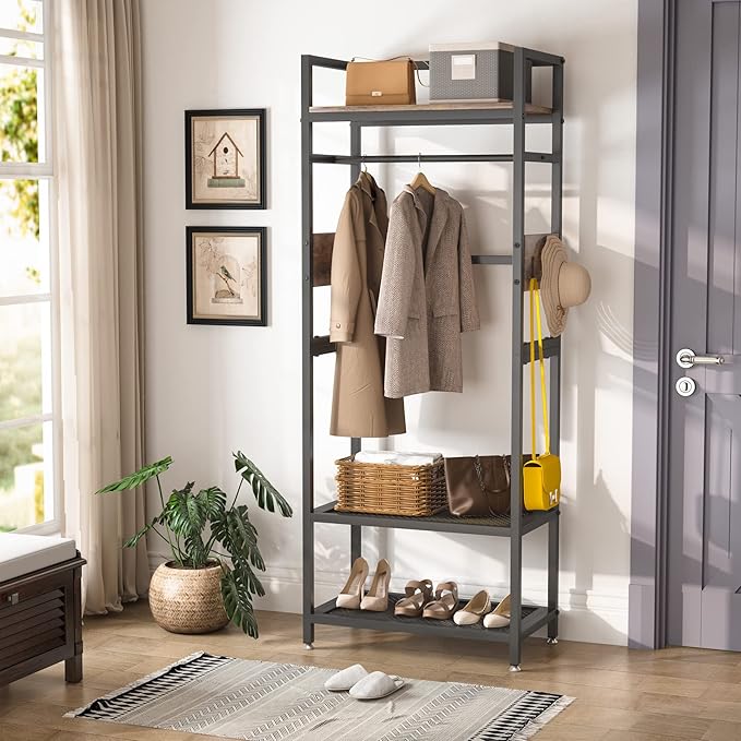 Tribesigns Small Heavy Duty Clothes Rack
