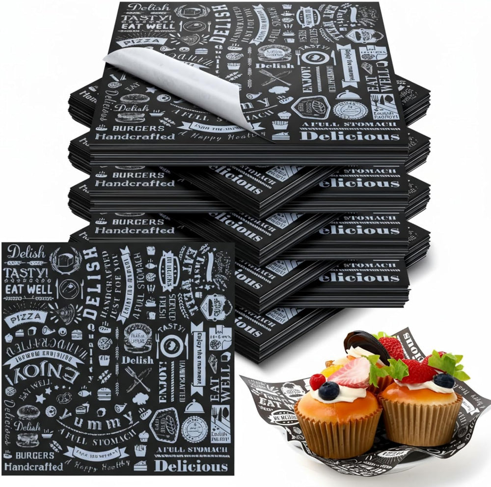 Outus 1000 Pcs 7 x 7 Inch Deli Wax Paper Sheets