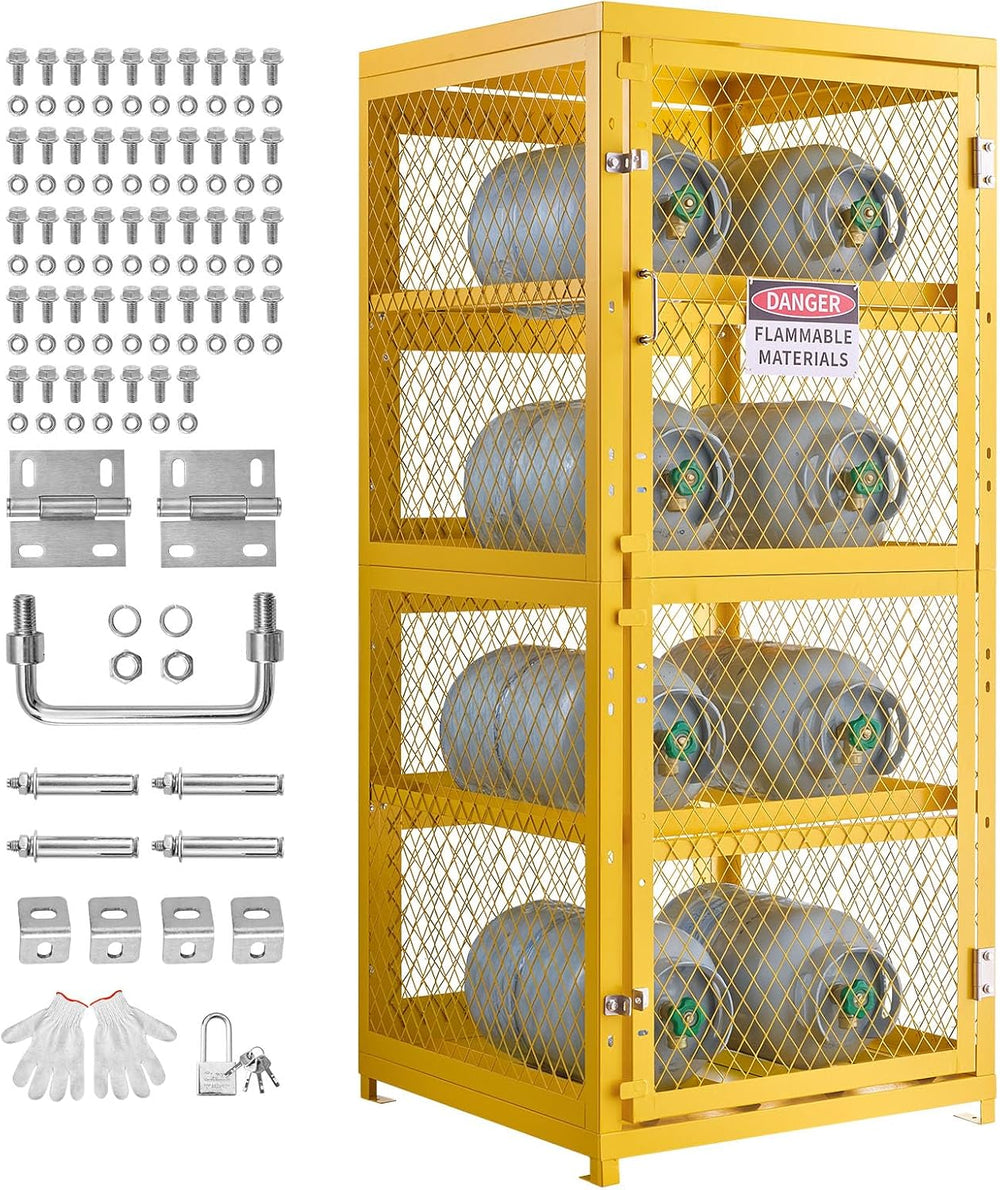 VEVOR Horizontal Cylinder Storage Cabinet, 30"L x 30"W x 70.3"...