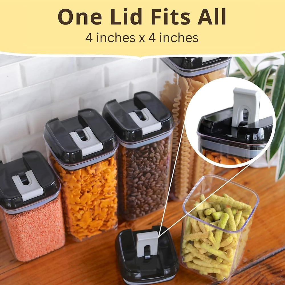 Simply Gourmet Airtight Food Storage Containers with Lids – 7 Piece Assorted ...