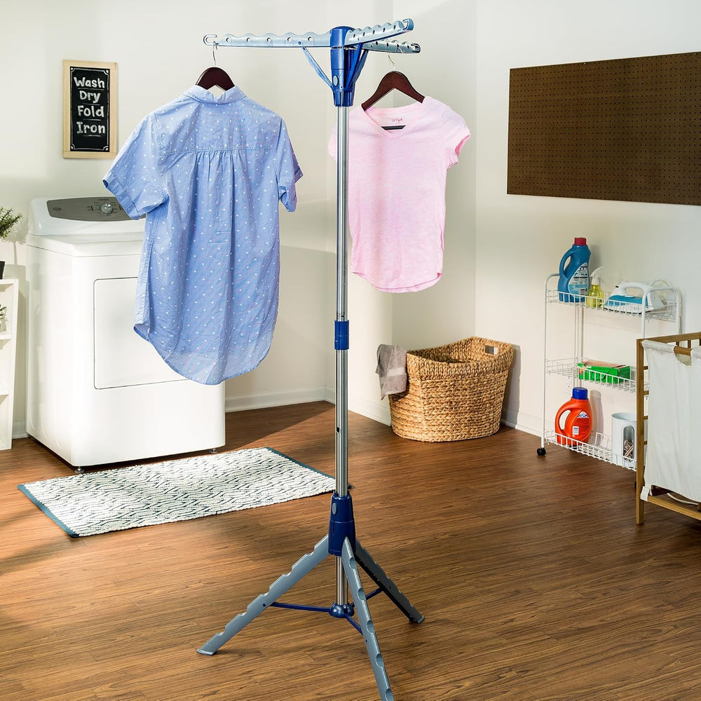 Honey-Can-Do 64-Inch Steel Tripod Clothes Drying Rack, Foldable Collapsible L...