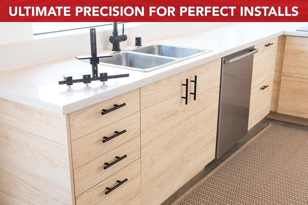 The Original Cabinet Hardware Jig - Made in USA - Most Accurate Tool for Knob...