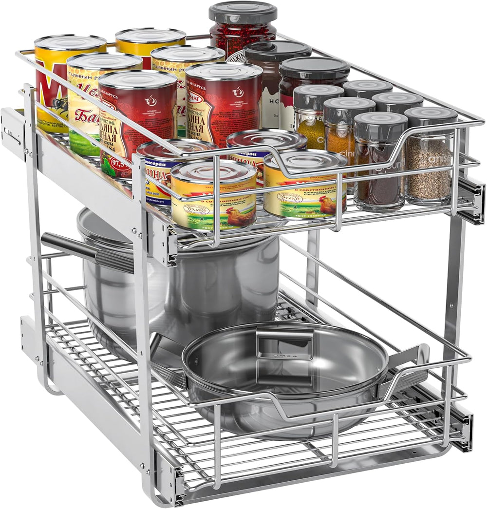 ZOINLIY Pull Out Cabinet Organizer,Slide Out Kitchen Organizers and Storage |...