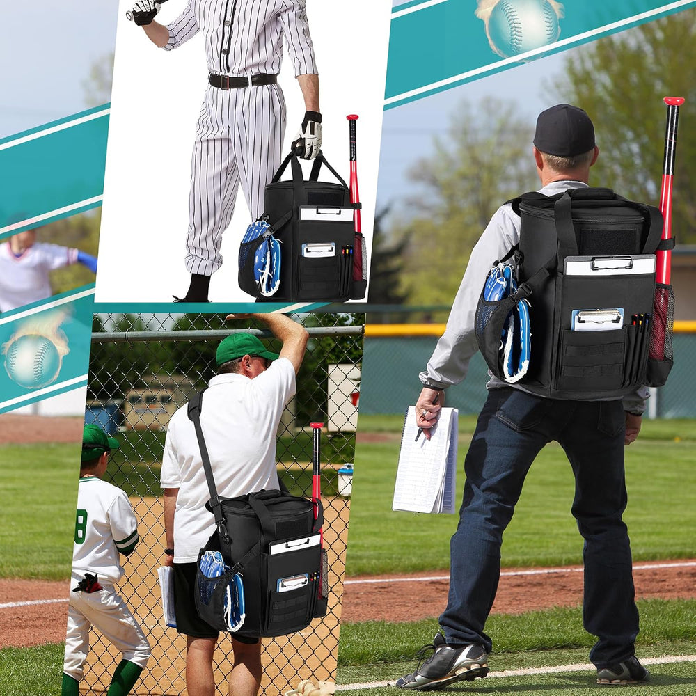 Baseball Coaches Bag, Baseball Bucket Bag