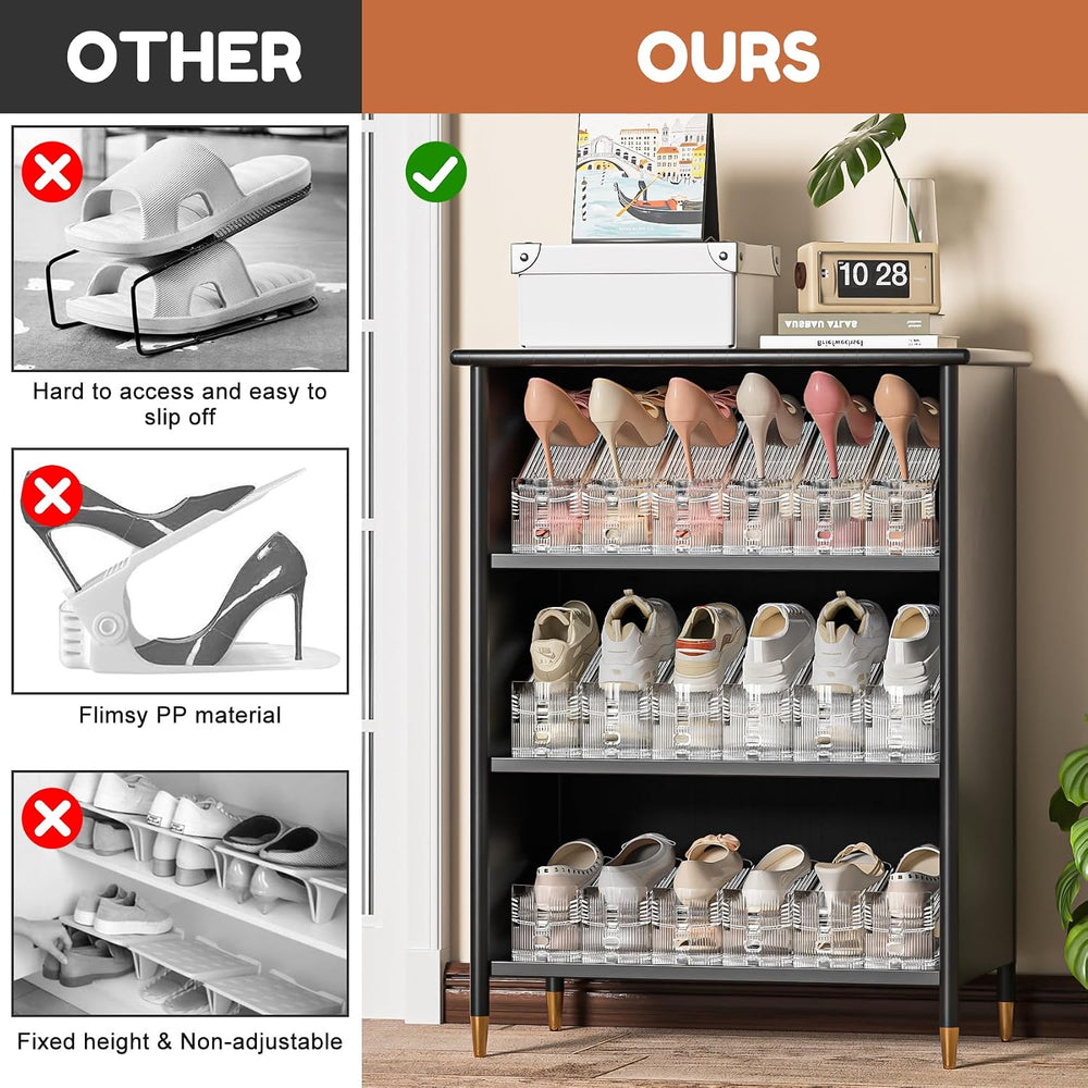 Neprock Shoe Stacker, Shoe Slot Organizer for Closet, Shoe Storage Rack | 20 ...