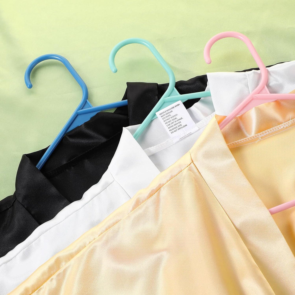 Jetec 120 Pcs Plastic Clothes Hangers Bulk Heavy Duty Hangers with Hooks Dura...