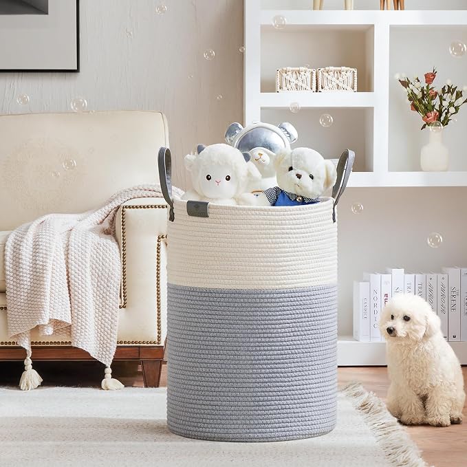VIPOSCO Tall Laundry Basket, Large Dirty Clothes Hamper