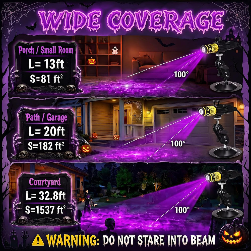 1 Pack Purple Laser Halloween Module Generator with Timer