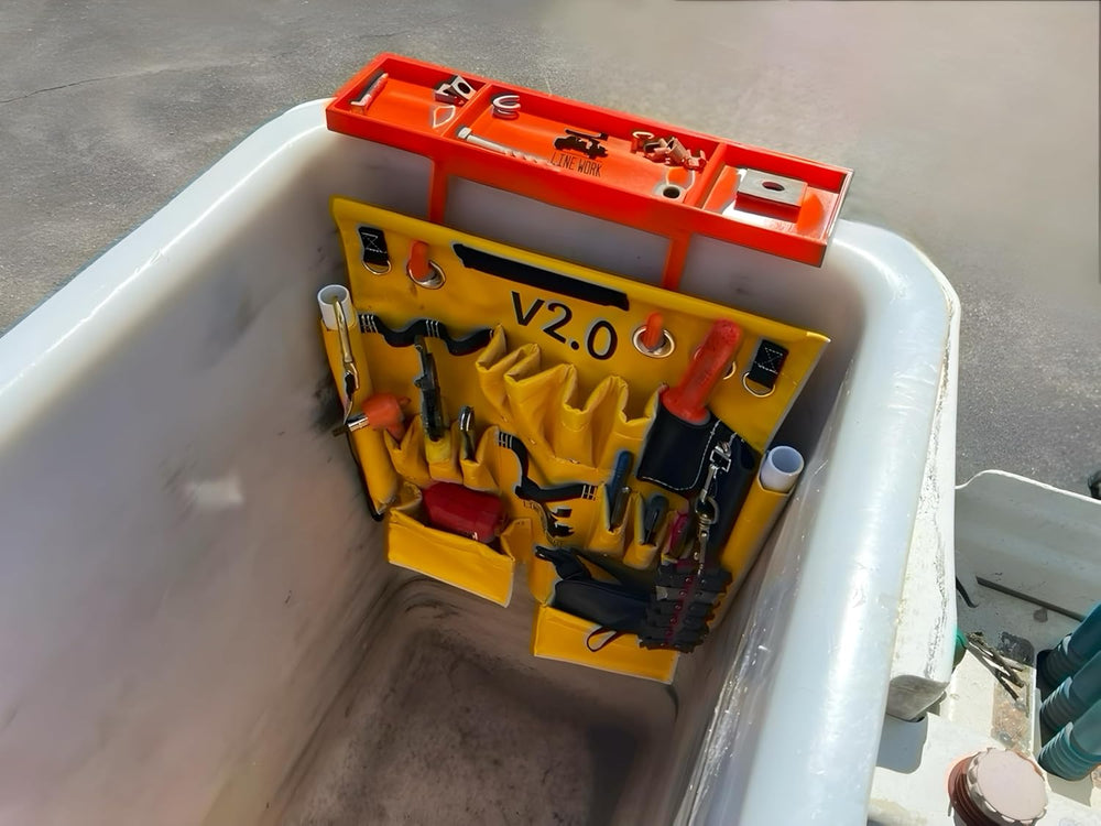 Flat Rack Tray for Utility & Lineman Buckets Glove-Friendly Work Tray wit...