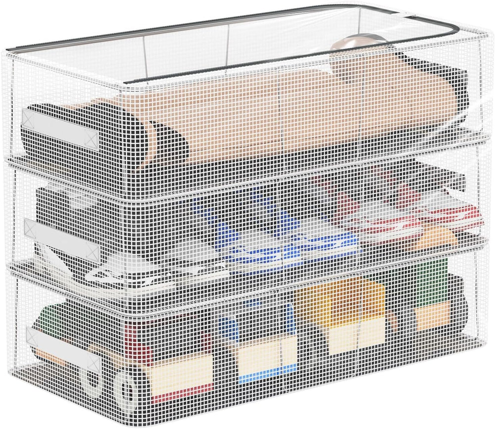 Shoe Closet Organizer for Tall Boots, 3 Pack, 23.6" x 11.8" x 6"
