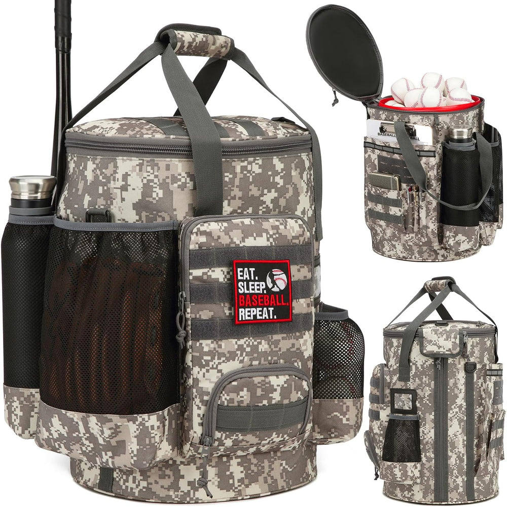 Baseball Bucket Bag, Softball Coaches Bags Fit 6 Gallon Buket